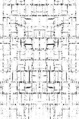 Siyah ve Beyaz Sorunlu Grunge Vektör Kaplama Şablonu. Koyu renkli eskimiş doku. Kirli Yaratıcı Tasarım Arkaplan Elementi