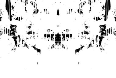 Siyah ve Beyaz Sorunlu Grunge Vektör Kaplama Şablonu. Koyu renkli eskimiş doku. Kirli Yaratıcı Tasarım Arkaplan Elementi