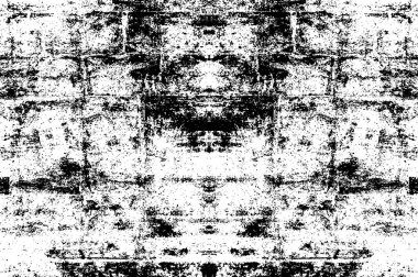 Siyah ve Beyaz Sorunlu Grunge Vektör Kaplama Şablonu. Koyu renkli eskimiş doku. Kirli Yaratıcı Tasarım Arkaplan Elementi
