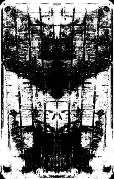 Blanco Negro Monocromo Viejo Grunge Vintage Envejecido Fondo Abstracto Textura — Archivo Imágenes Vectoriales