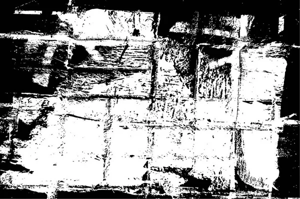Zwart Wit Monochroom Oude Grunge Vintage Verweerde Achtergrond Abstracte Antieke — Stockvector
