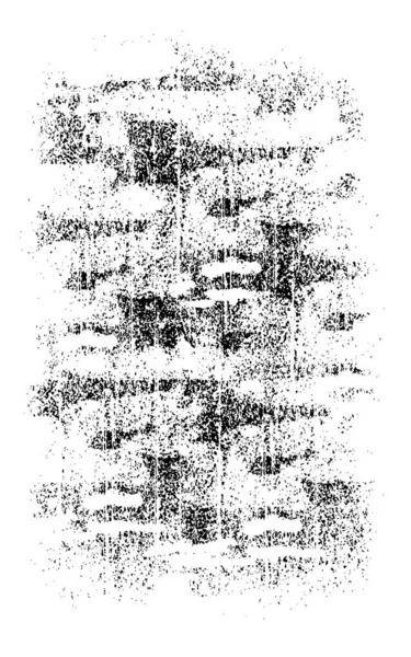 黑白相间受损的表面 带有划痕的抽象 还原模板 — 图库矢量图片