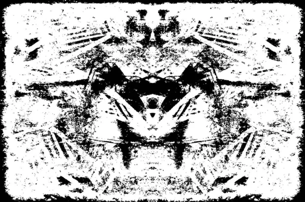 Černá Bílá Monochromatický Starý Grunge Vintage Ošlehaný Pozadí Abstraktní Starožitné — Stockový vektor