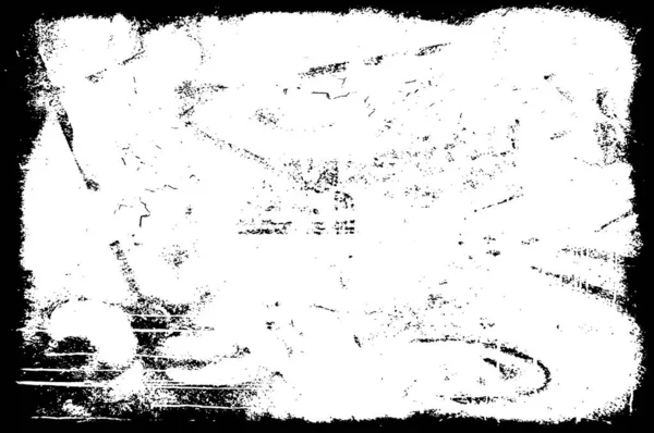 Черный Белый Фон Царапинами Абстрактный Шаблон Копирования Пространства — стоковый вектор