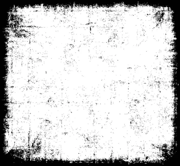 Siyah Beyaz Sorunlu Grunge Vektör Kaplama Şablonu Koyu Renkli Eskimiş — Stok Vektör