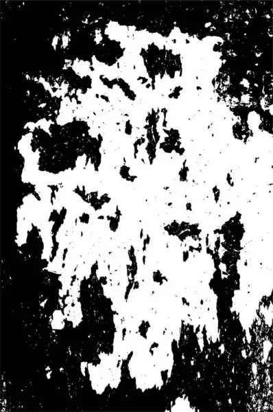 Czarno Biały Szablon Nakładek Grunge Vector Dark Paint Weathered Tekstury — Wektor stockowy