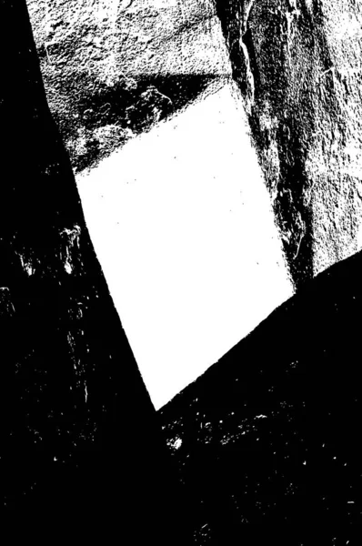 黑白相间的压强矢量覆盖模板 暗色漆经风吹日晒的纹理 肮脏创意设计背投元件 — 图库矢量图片