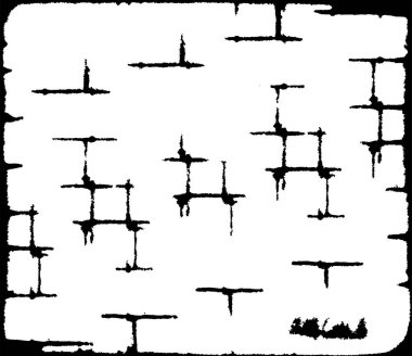 Siyah beyaz monokrom eski grunge vintage eskimiş arka plan soyut antika desenli retro model