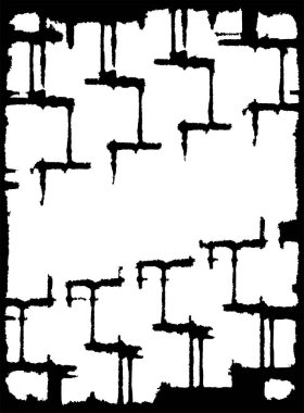 Siyah beyaz monokrom eski grunge vintage eskimiş arka plan soyut antika desenli retro model