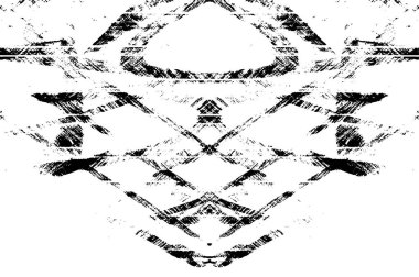 Siyah beyaz monokrom eski grunge vintage eskimiş arka plan soyut antika desenli retro model