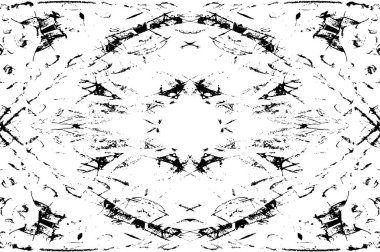 Siyah beyaz monokrom eski grunge vintage eskimiş arka plan soyut antika desenli retro model