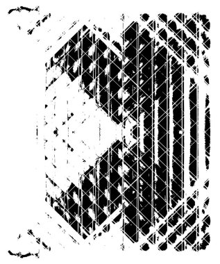 Siyah beyaz monokrom eski grunge vintage eskimiş arka plan soyut antika desenli retro model