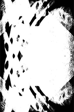 Siyah beyaz monokrom eski grunge vintage eskimiş arka plan soyut antika desenli retro model