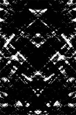 Monokrom grunge soyut doku. siyah ve beyaz resimleme