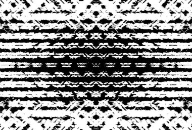 Siyah beyaz monokrom eski grunge vintage eskimiş arka plan soyut antika desenli retro model