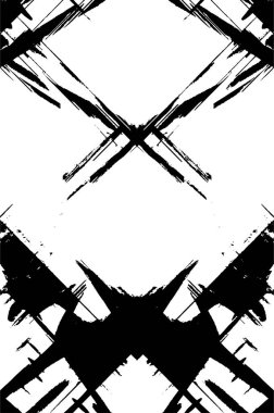 Siyah beyaz monokrom eski grunge vintage eskimiş arka plan soyut antika desenli retro model