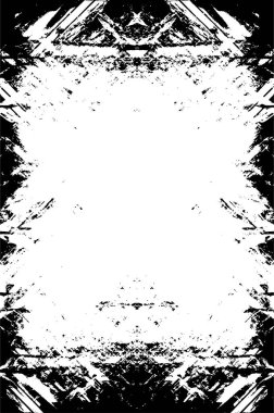 Siyah ve beyaz soyut doku. tek renkli illüstrasyon