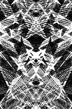 Siyah beyaz grunge. Vektör monokrom dokusu