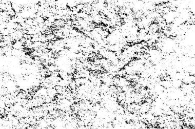 Grunge black and white pattern. Monochrome particles abstract texture. Background of cracks, scuffs, chips, stains, ink spots, lines. Dark design background surface. Gray printing element