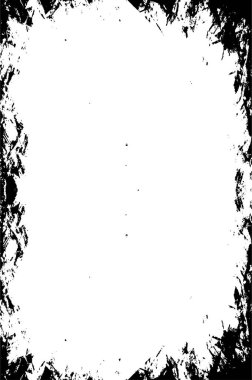 Grunge black and white pattern. Monochrome particles abstract texture. Background of cracks, scuffs, chips, stains, ink spots, lines. Dark design background surface. Gray printing element