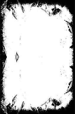 Grunge black and white pattern. Monochrome particles abstract texture. Background of cracks, scuffs, chips, stains, ink spots, lines. Dark design background surface. Gray printing element