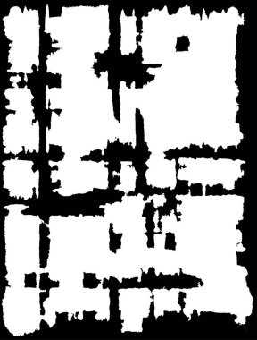 Grunge black and white pattern. Monochrome particles abstract texture. Background of cracks, scuffs, chips, stains, ink spots, lines. Dark design background surface. Gray printing element