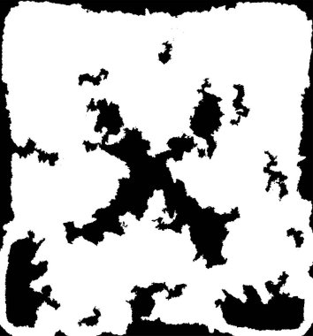 Siyah ve beyazın Grunge arka planı. Soyut monokrom dokusu. Vintage elementler lekeler ve çatlaklar