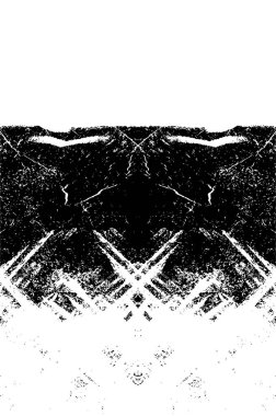 Sert siyah-beyaz doku vektörü. Derinden örtülmüş doku. Grunge 'un geçmişi. Soyut doku etkisi. Vektör İllüstrasyonu.       