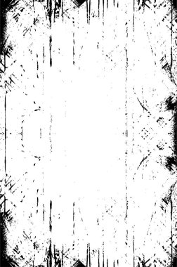 Sert siyah-beyaz doku vektörü. Derinden örtülmüş doku. Grunge 'un geçmişi. Soyut doku etkisi. Vektör İllüstrasyonu.       