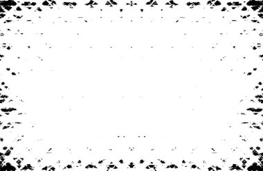 Sert siyah-beyaz doku vektörü. Derinden örtülmüş doku. Grunge 'un geçmişi. Soyut doku etkisi. Vektör İllüstrasyonu.       