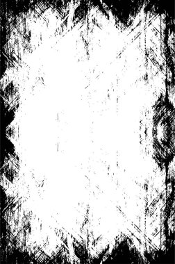 Sert siyah-beyaz doku vektörü. Derinden örtülmüş doku. Grunge 'un geçmişi. Soyut doku etkisi. Vektör İllüstrasyonu.       