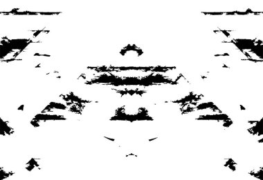 Koyu Grunge Geometrik Deseni