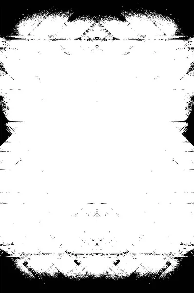 Negru Alb Monocrom Vechi Grunge Epocă Intemperii Fundal Abstract Textura — Vector de stoc