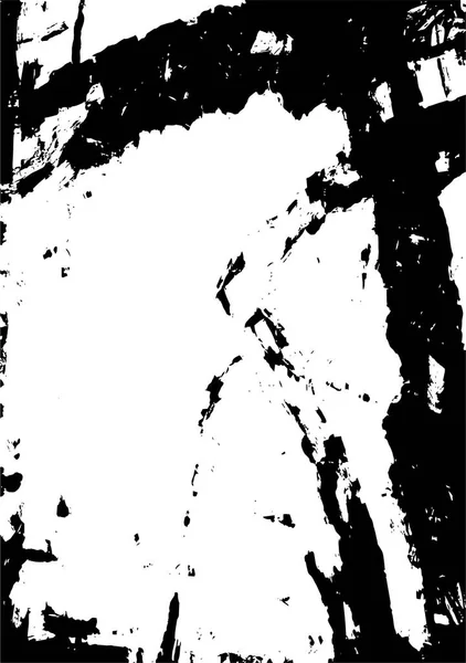 Preto Branco Monocromático Velho Grunge Vintage Resistiu Fundo Abstrato Textura —  Vetores de Stock