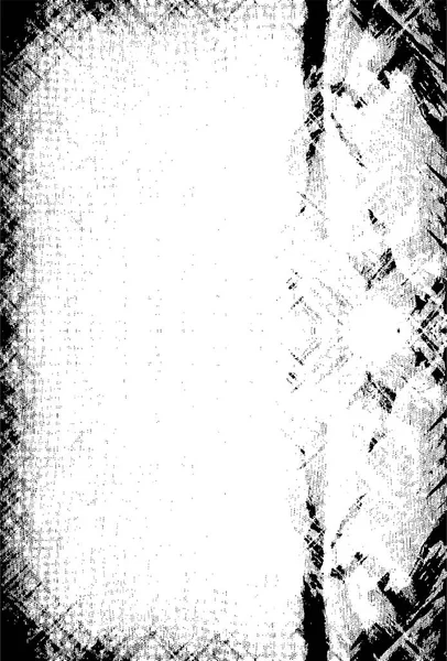 Чорно Білий Монохромний Старий Гранжевий Старовинний Вивітрений Фон Абстрактна Антична — стоковий вектор