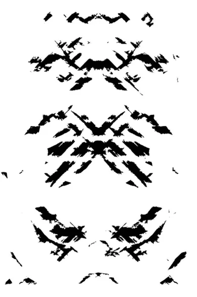 Grunge Monocromático Textura Abstracta Ilustración Blanco Negro — Vector de stock