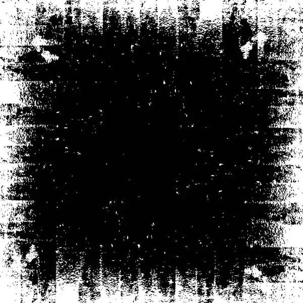 Monochrome Grunge Abstrakte Textur Schwarz Weiß Illustration — Stockvektor