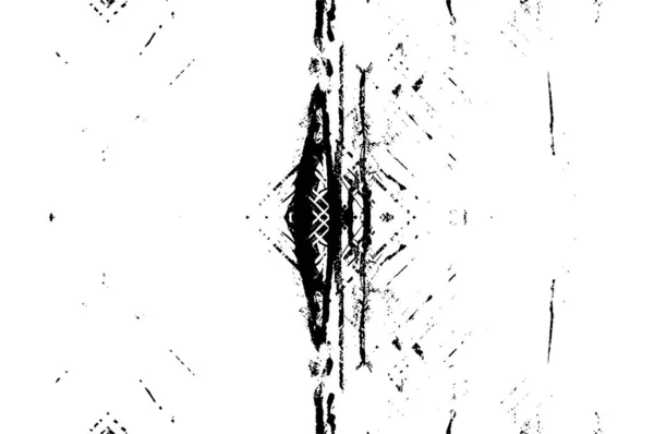 Monochrome Grunge Abstracte Textuur Zwart Wit Illustratie — Stockvector