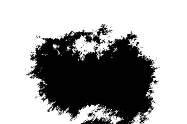 Monokrom Soyut Dokusu Siyah Beyaz Resimleme — Stok Vektör
