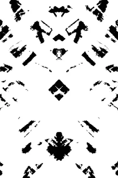Textură Abstractă Alb Negru Ilustrație Monocromă — Vector de stoc