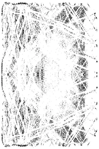Fond Tourmenté Texture Noire Blanche Avec Points Lignes Rayures Lignes — Image vectorielle