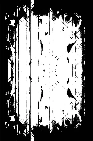 Texture Abstraite Noir Blanc Illustration Monochrome — Image vectorielle