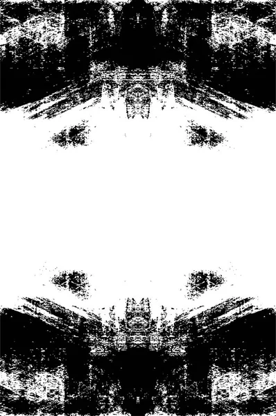 黒と白の抽象的なテクスチャー モノクロイラスト — ストックベクタ