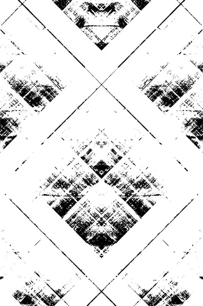Černobílý Grunge Vektorová Monochromatická Textura — Stockový vektor