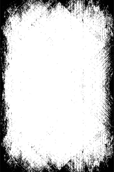 Grunge Preto Branco Textura Monocromática Vetorial —  Vetores de Stock