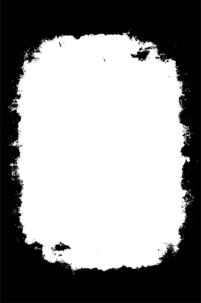Schwarz Weißer Grunge Vektor Monochrome Textur — Stockvektor