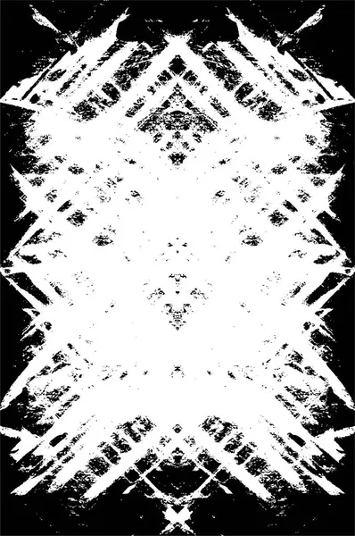 Textura Abstrata Preto Branco Ilustração Monocromática — Vetor de Stock