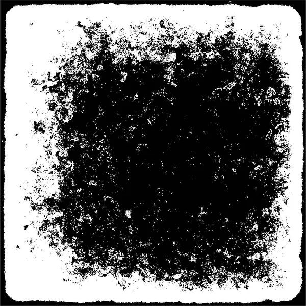Grunge Model Alb Negru Particule Monocrome Textură Abstractă Fundalul Fisurilor — Vector de stoc