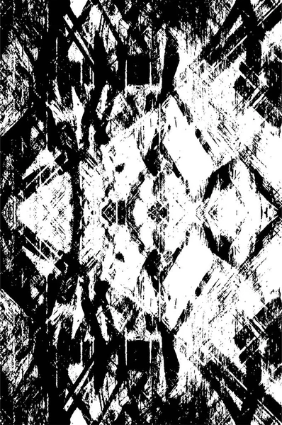 Похмурий Чорно Білий Візерунок Монохромні Частинки Абстрактна Текстура Фон Тріщин — стоковий вектор