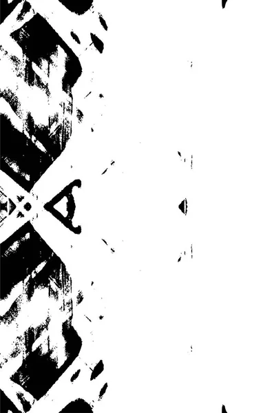 Surowy Czarno Biały Wektor Tekstury Niepokojąca Faktura Nakładki Pochodzenie Grunge — Wektor stockowy